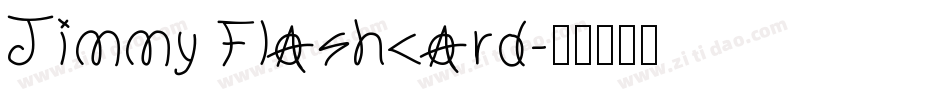 Jimmy Flashcard字体转换